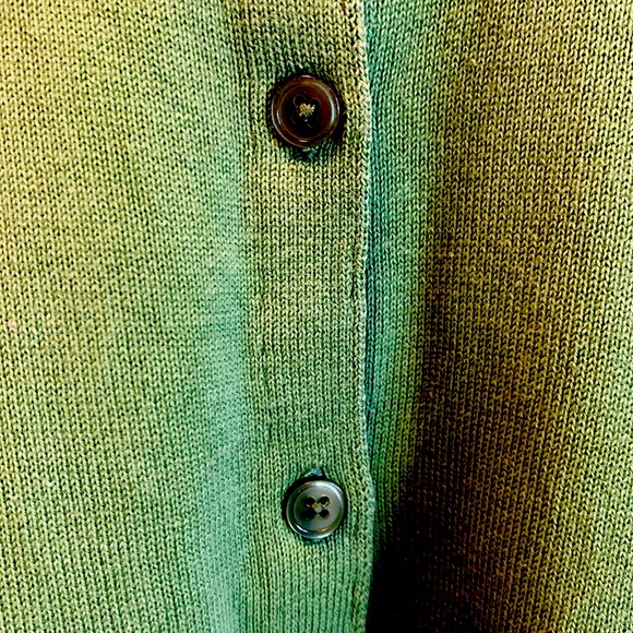 Spring green Cherokee cardigan sweater - Picture 3 of 5